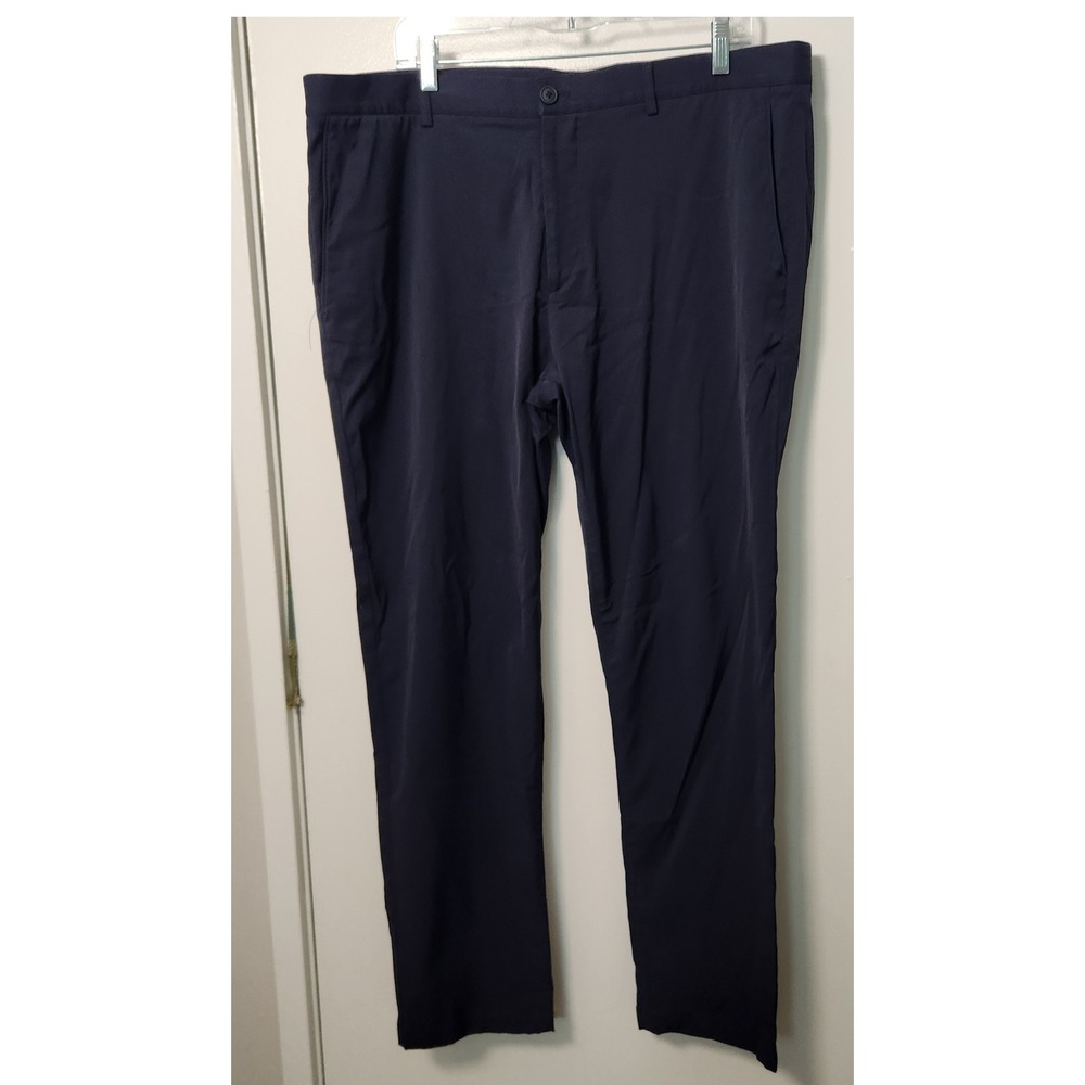 Lot of 2 Theory Zane SW‎ Neoteric Khaki Blue Chino Pants 40x32 Preppy Flat Front - Picture 3 of 16